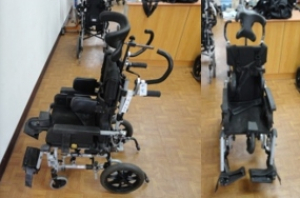 特製輪椅(待報廢右腳踏板斷裂)